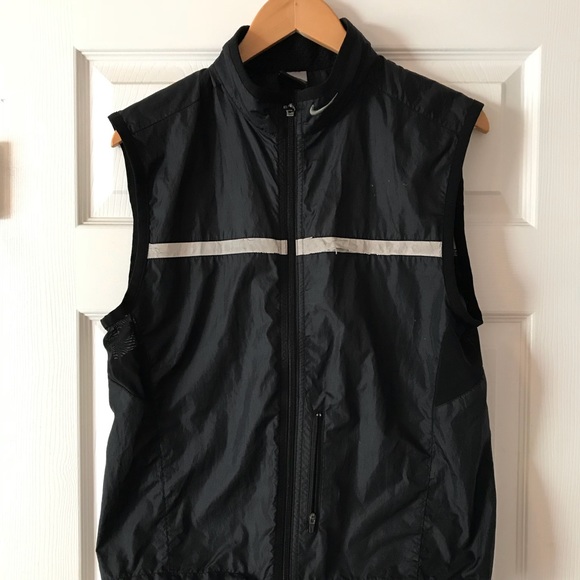 Nike Other - DONATING - Nike Athletic Runner Reflectors Zip Up Jacket Vest Small